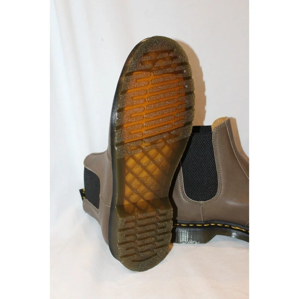 Dr. Martens 2976 Chelsea Boots 11 US 44 EU Olive Carrera Leather NIB $180 - Picture 8 of 8